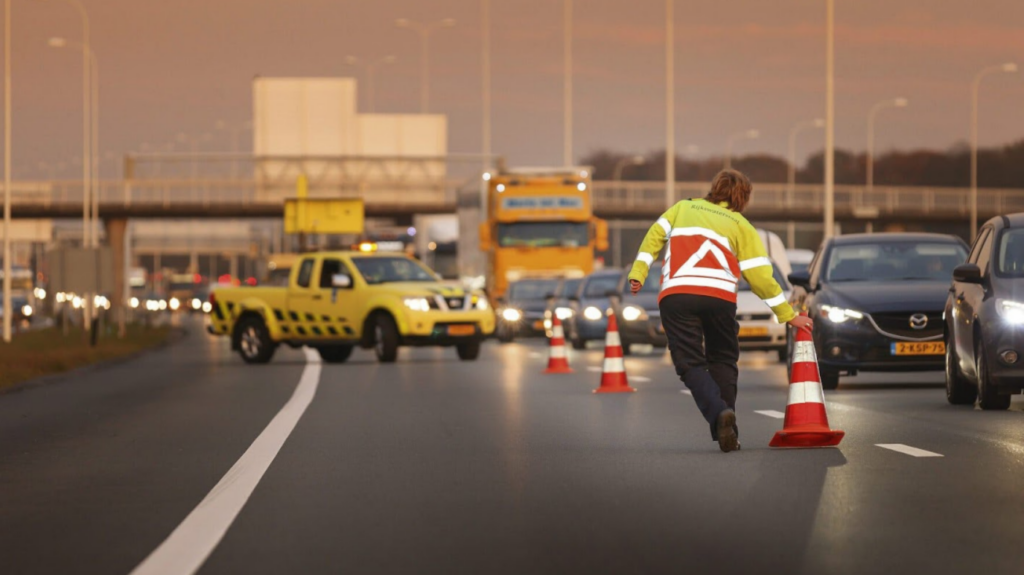 Rijkswaterstaat aan het werk
